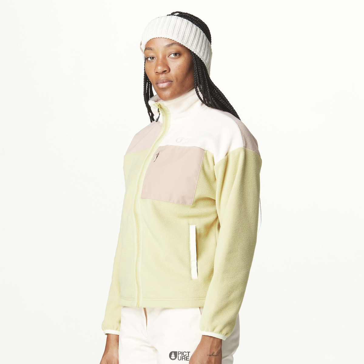 ARCCA W FZ FLEECE __color:Hemp_Roebuck_Vanilla#9