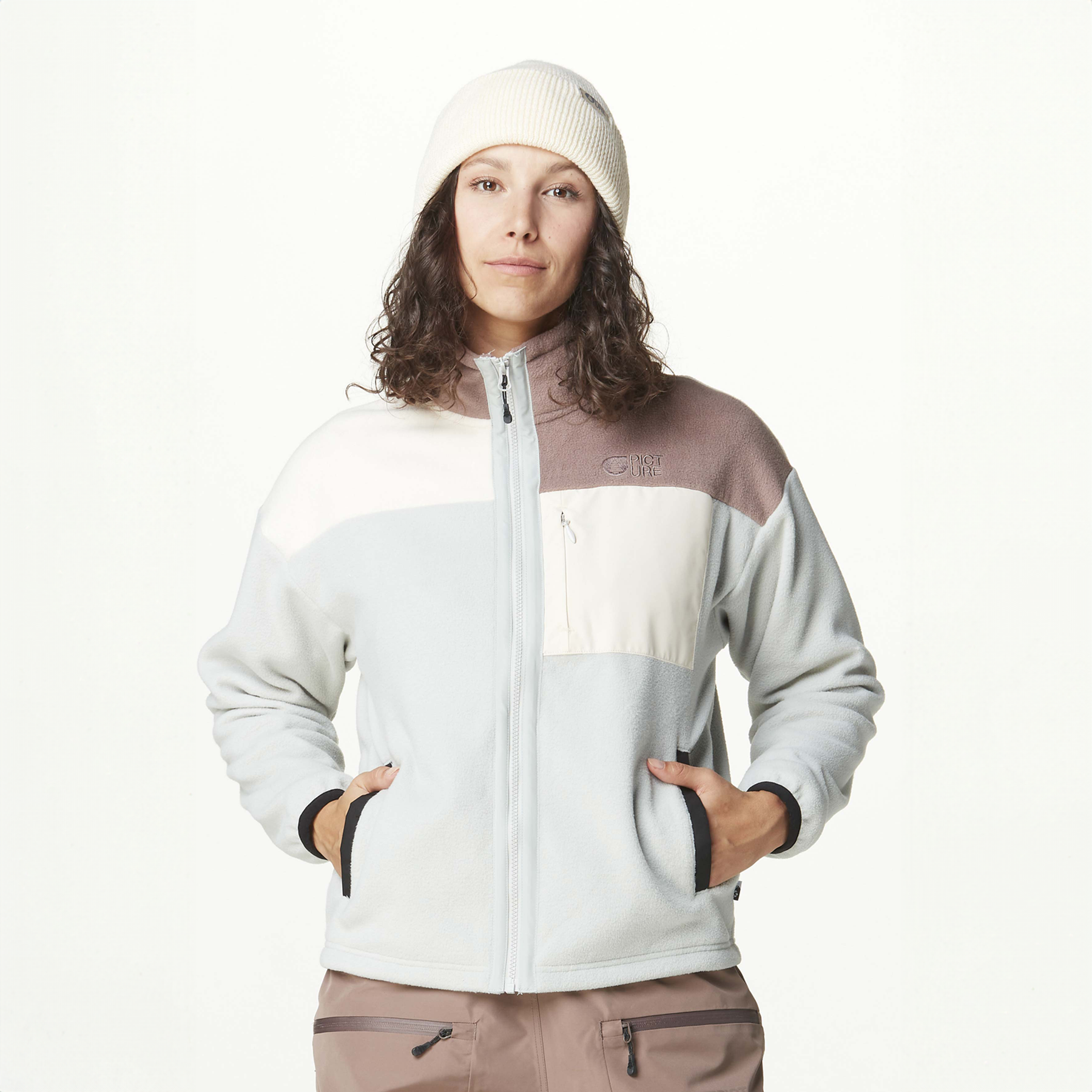 ARCCA W FZ FLEECE __color:Pigeon_Deep_Taupe_Vanil#16