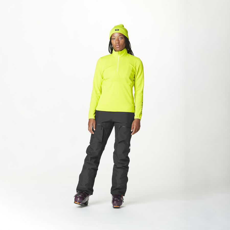 BAKE W 1/4 GRID FLEECE __color:Acid_Lime#0