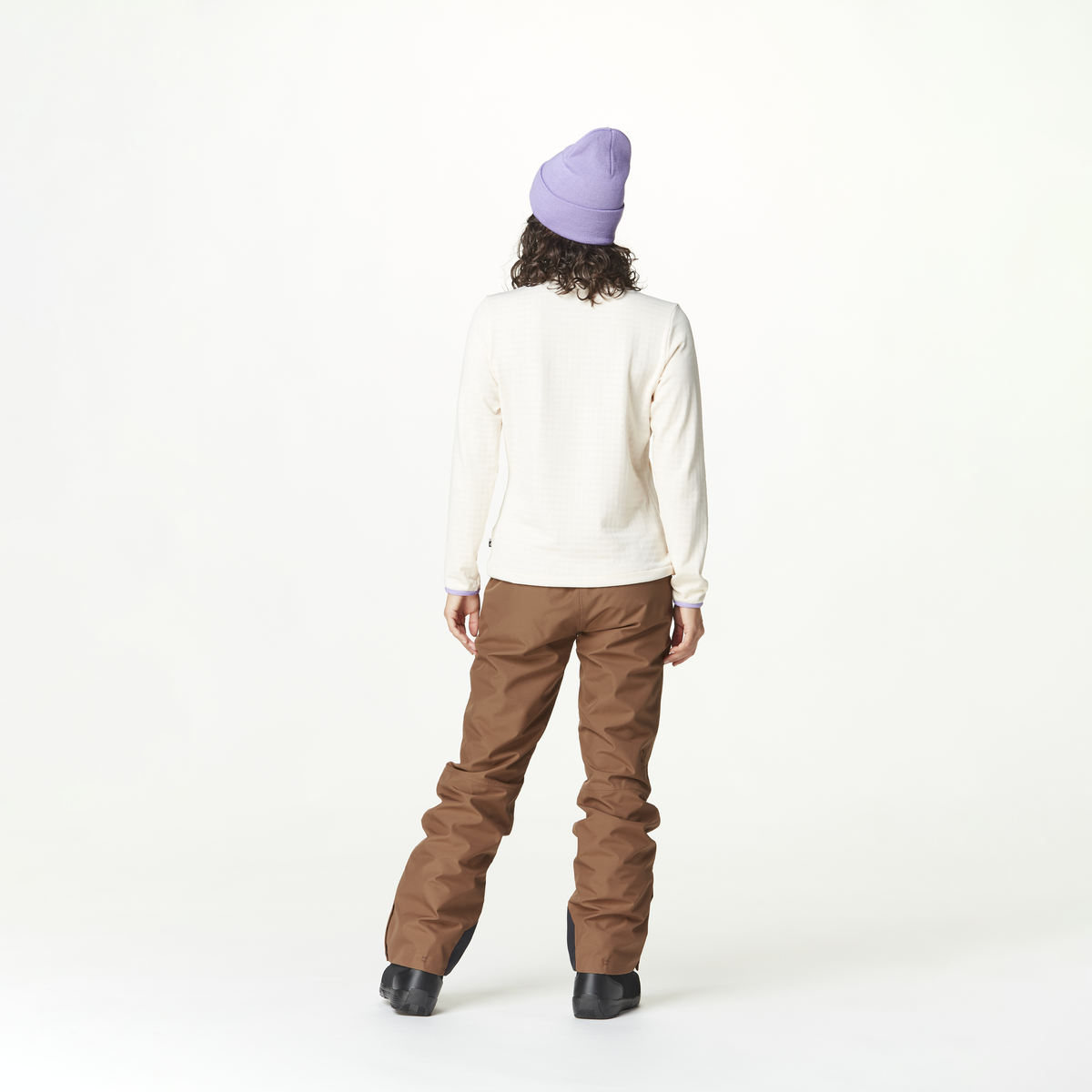 BAKE W 1/4 GRID FLEECE __color:Vanilla#30