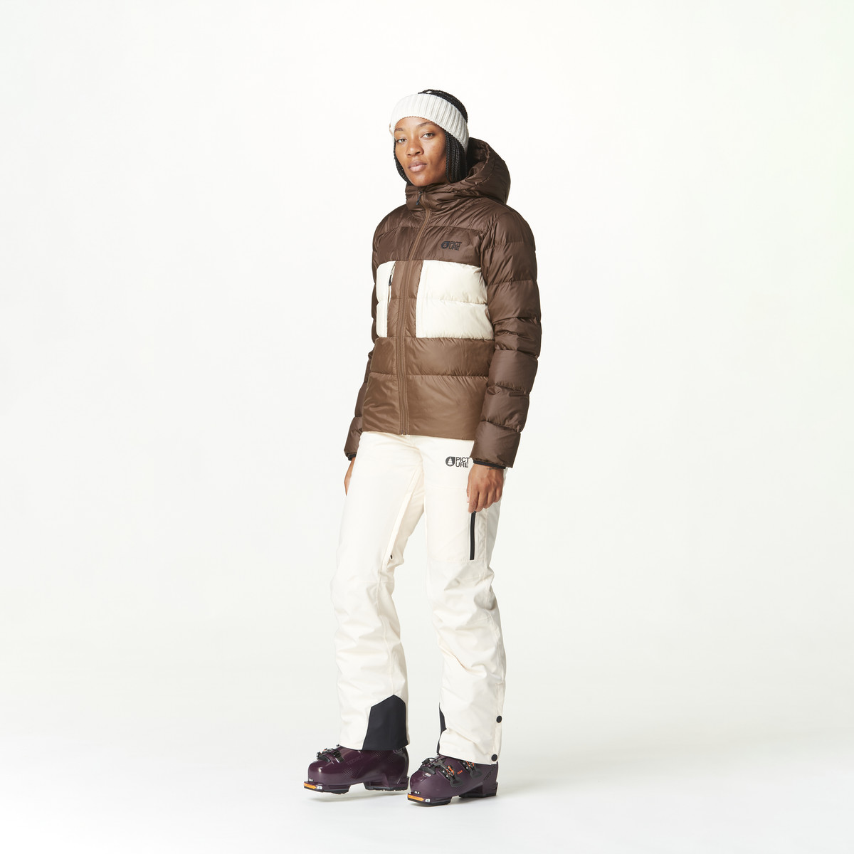 HI PUFF DOWN W JKT __color:Chicory_Cocoa_Vanilla#9