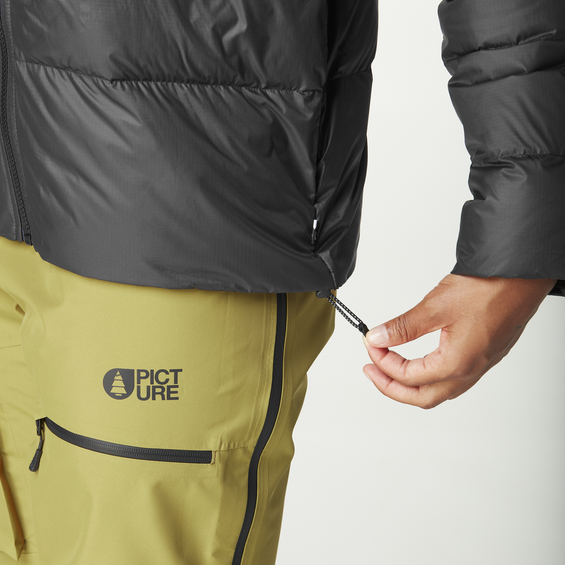 HI PUFF DOWN W JKT __color:Black#6