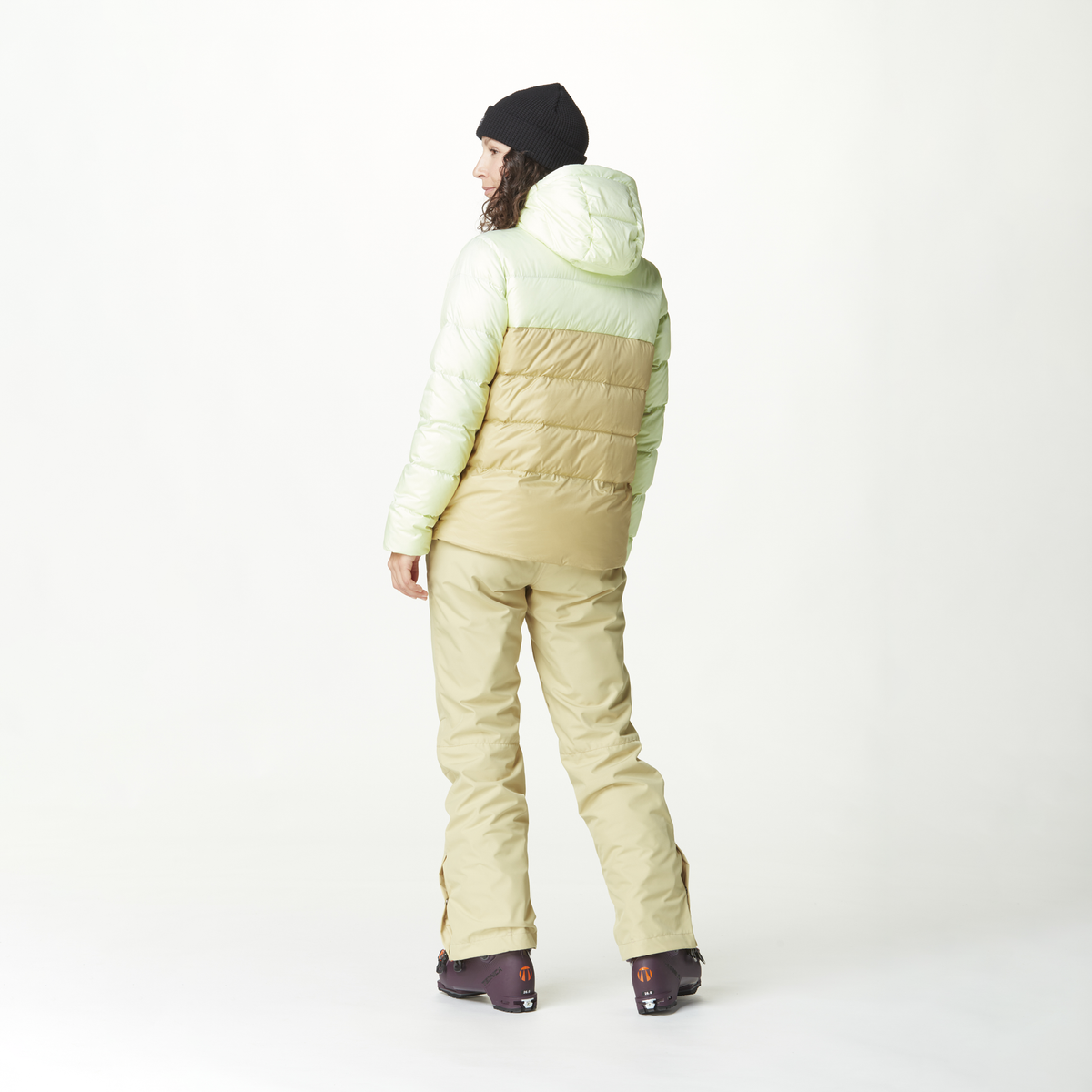 HI PUFF DOWN W JKT __color:Lime_Cream_Hemp_Roebuck#16