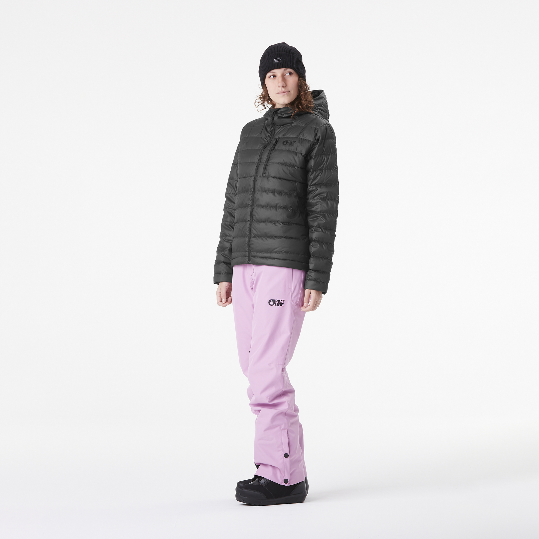 MID PUFF DOWN W JKT __color:Black#3