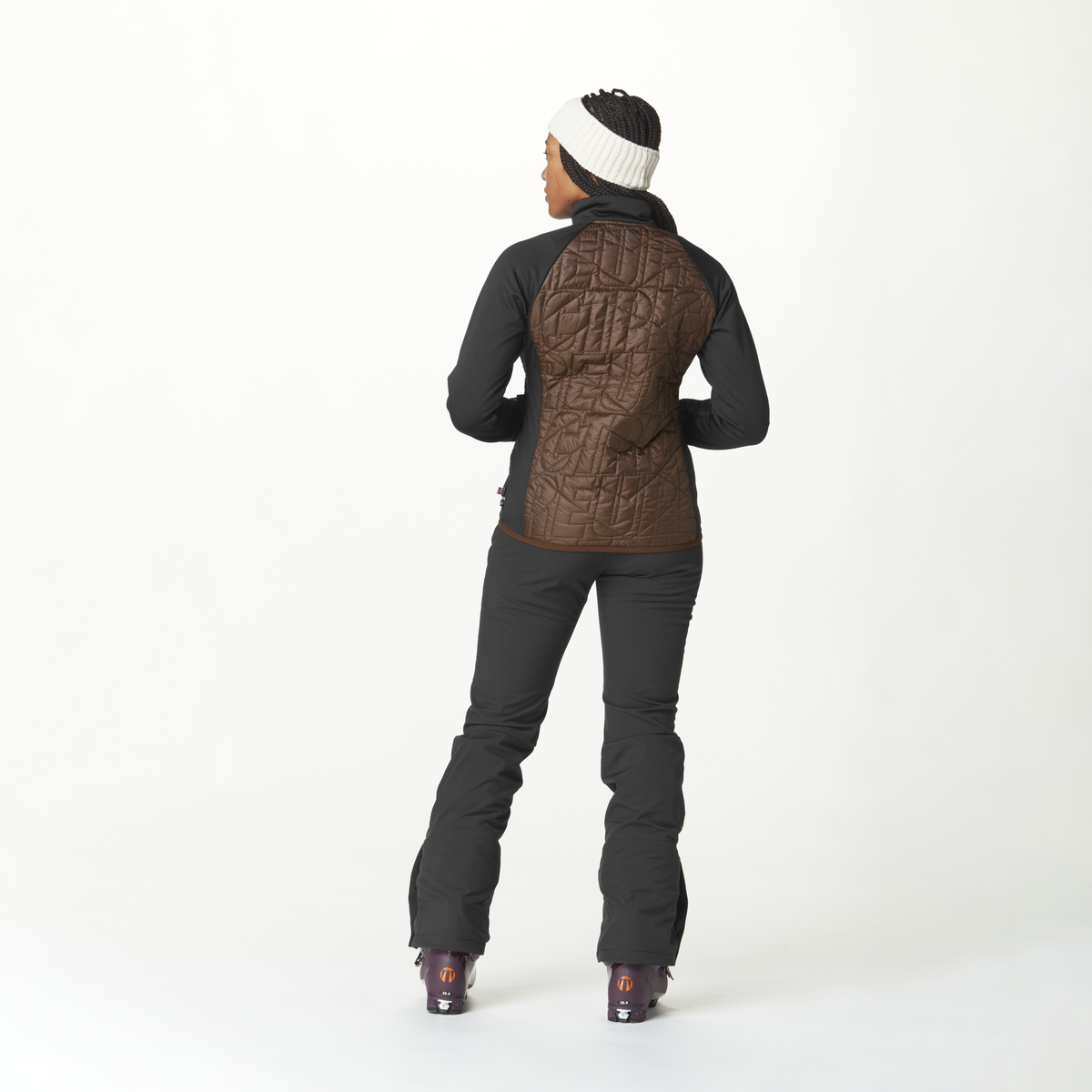 TEHANIE HYBRID JKT __color:Chicory_Coffee#8