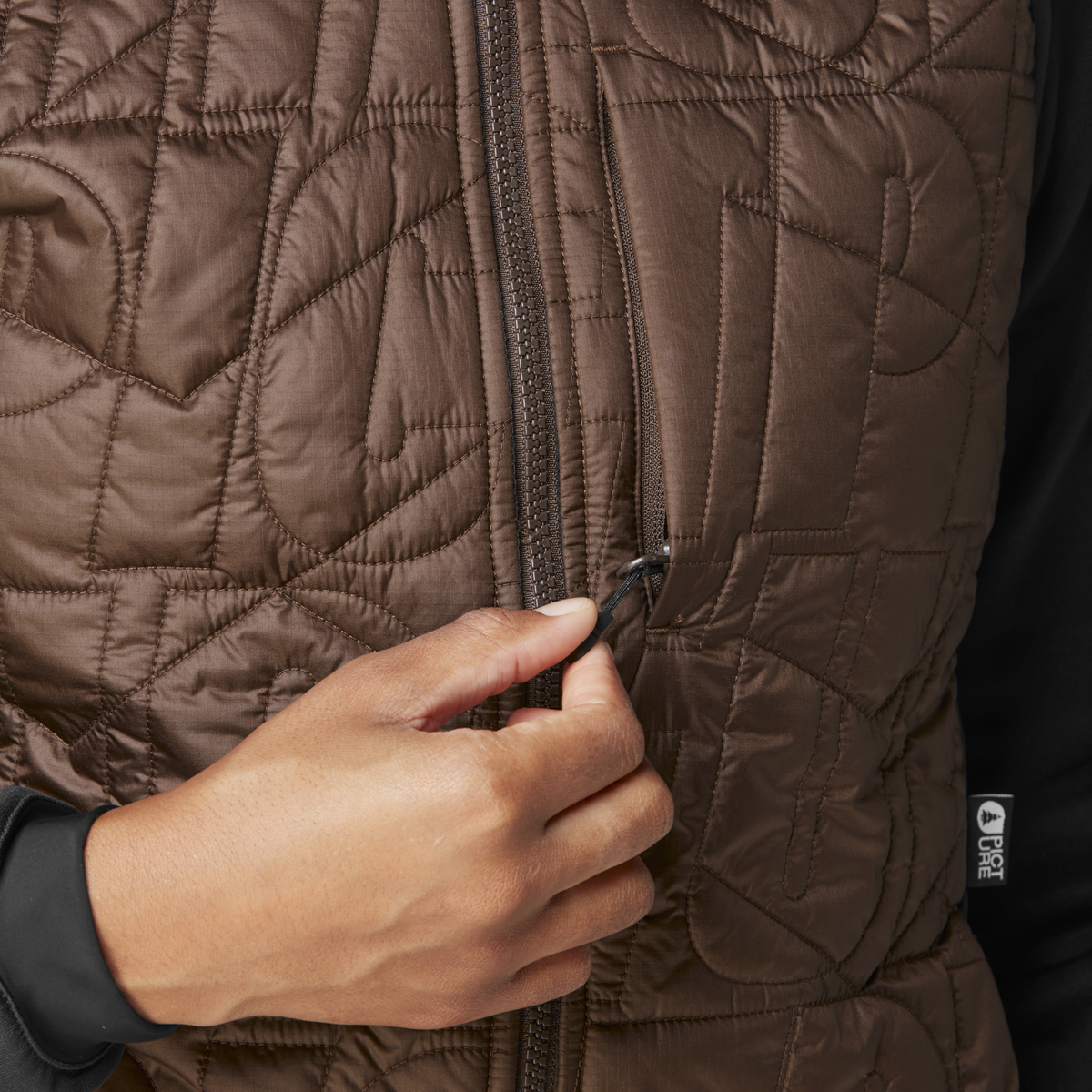 TEHANIE HYBRID JKT __color:Chicory_Coffee#10
