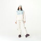 ZELKOVA PRINTED FLEECE __color:Blurry_Water_Print#1