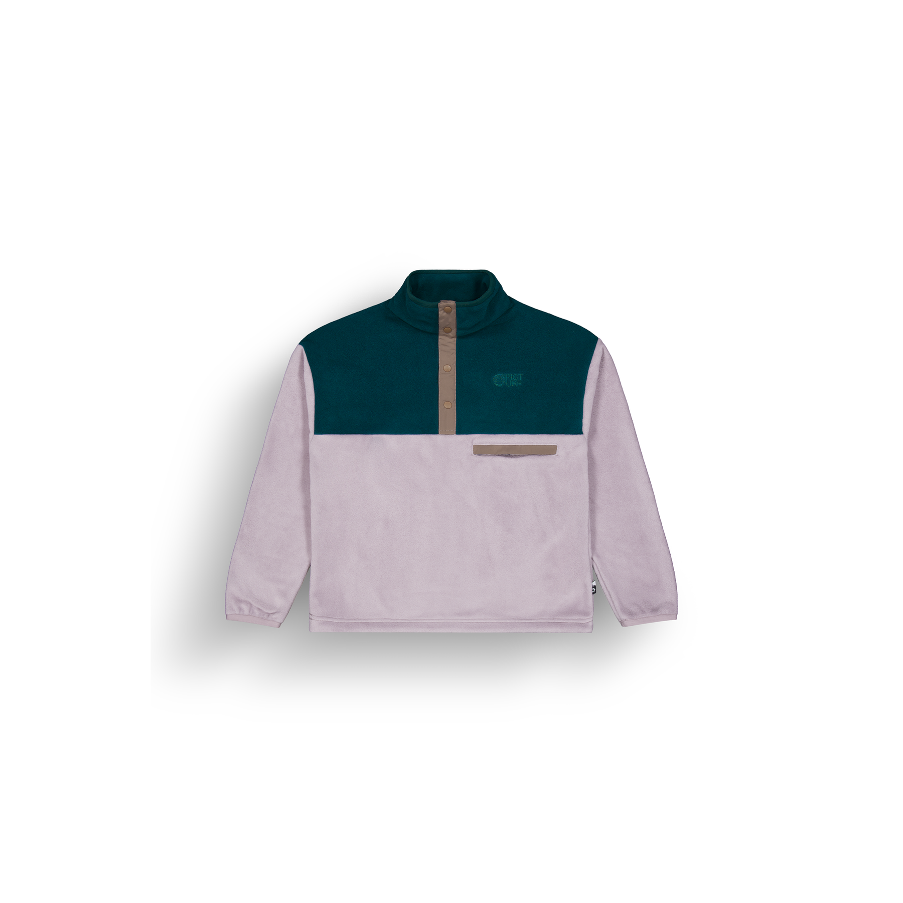 RETRO ARCCA W 1/4 FLEECE __color:Sea_Fog_Deep_Water#5
