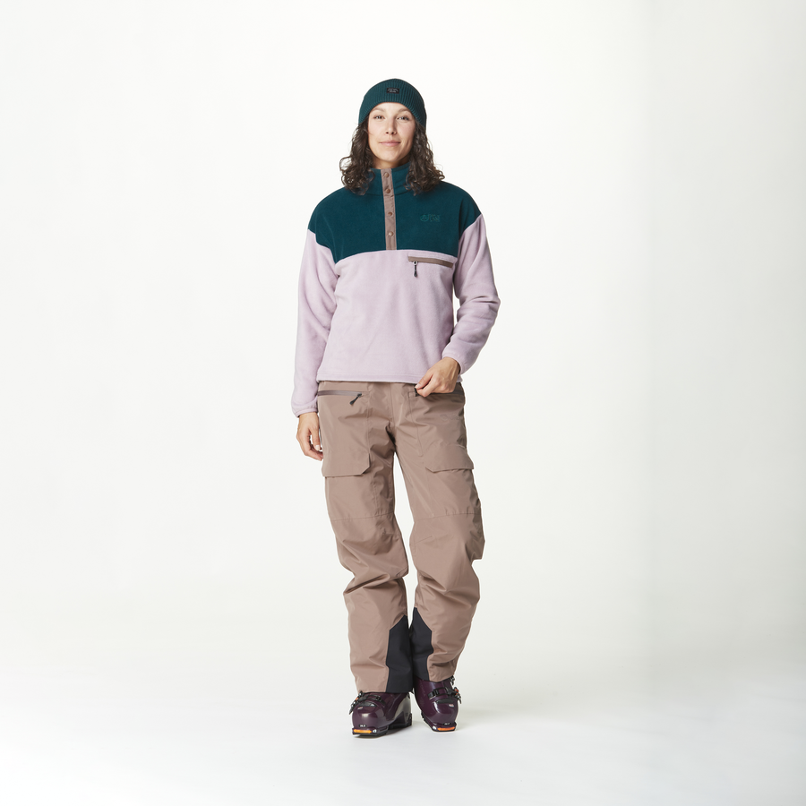 RETRO ARCCA W 1/4 FLEECE __color:Sea_Fog_Deep_Water#1