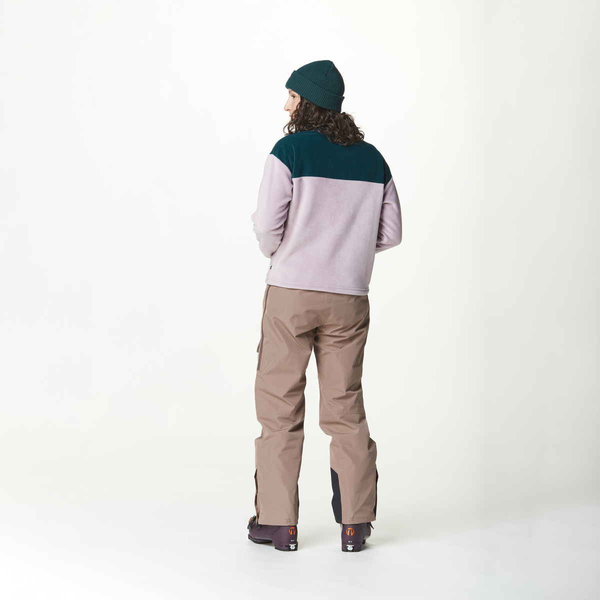 RETRO ARCCA W 1/4 FLEECE __color:Sea_Fog_Deep_Water#2