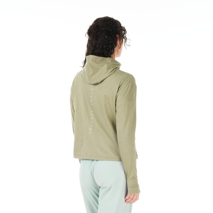 SHARI W ZIP TECH HOODIE __color:Aloe#2