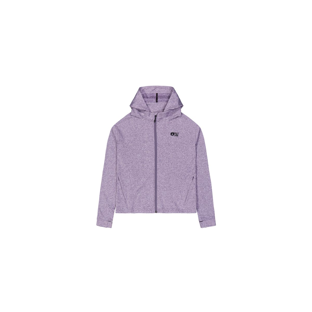 SHARI W ZIP TECH HOODIE __color:Purple_Haze#27
