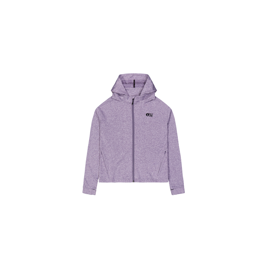 SHARI W ZIP TECH HOODIE __color:Purple_Haze#27