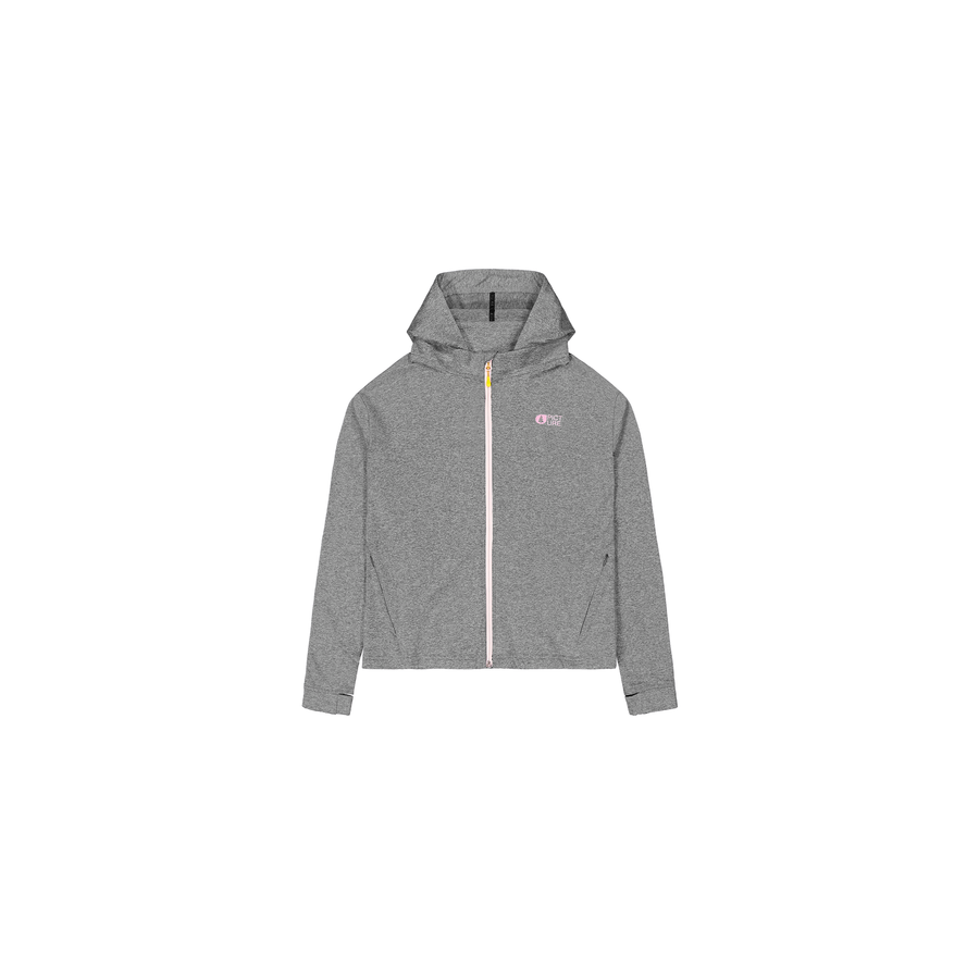 SHARI W ZIP TECH HOODIE __color:Black#14