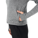 SHARI W ZIP TECH HOODIE __color:Black#13