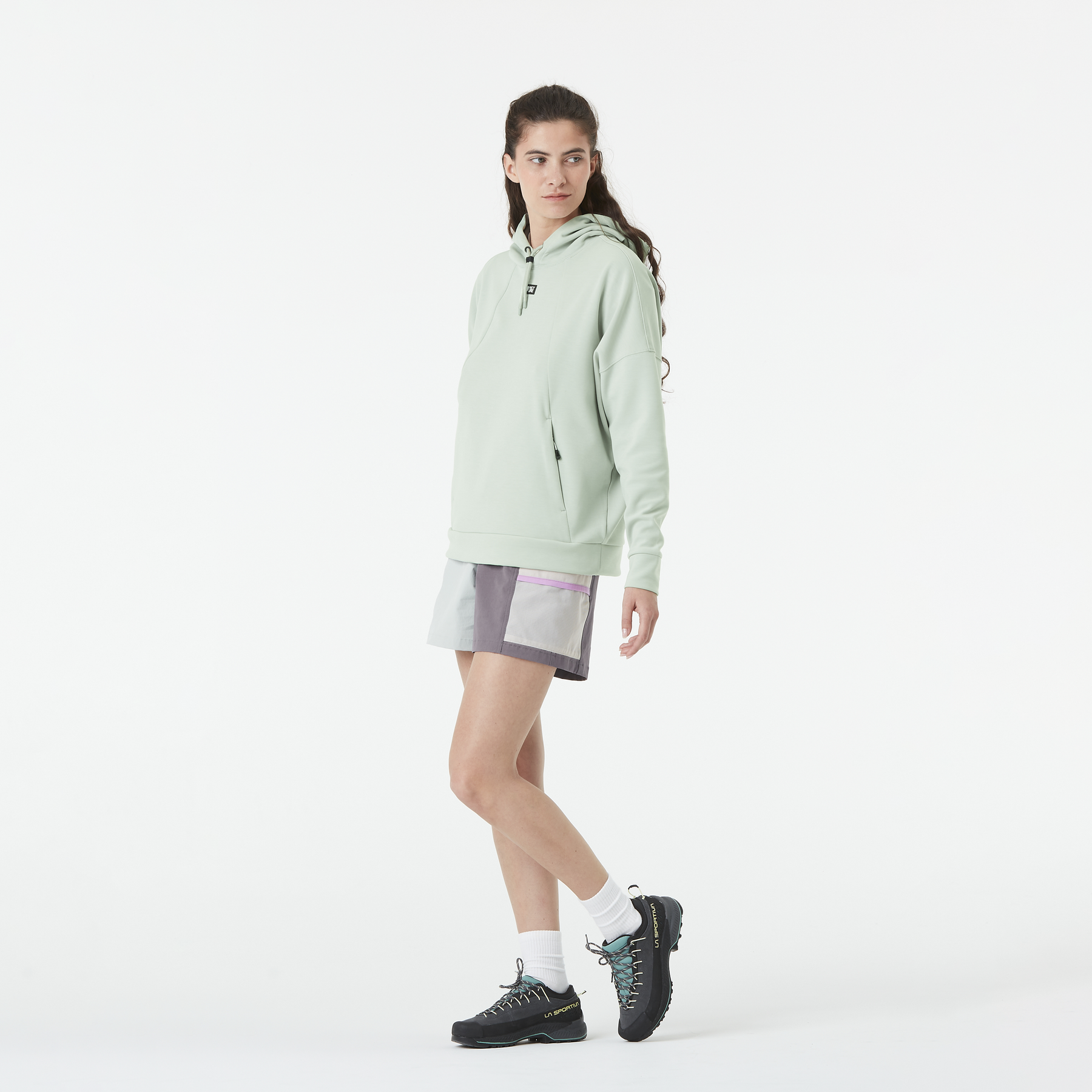PLURIS W TECH HOODIE __color:Cloudy_Blue#16
