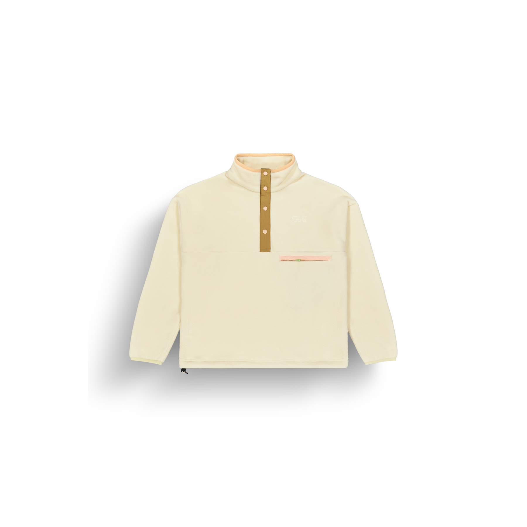 ARCCA W 1/4 FLEECE __color:Wood_Ash#12