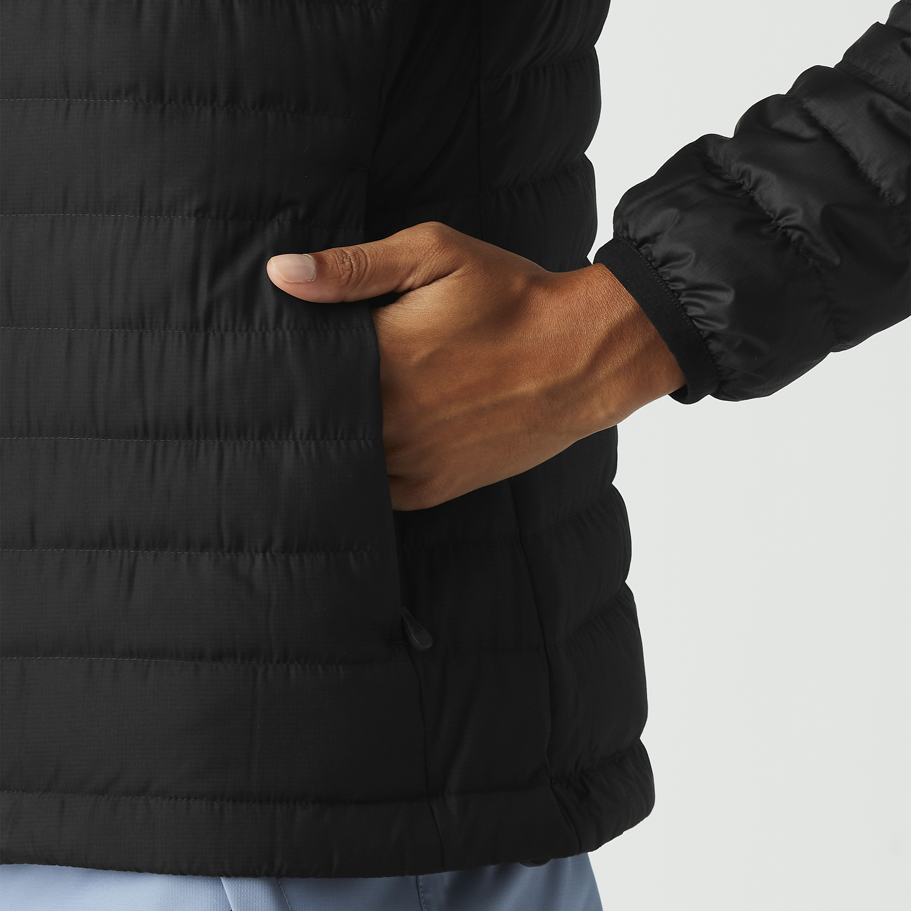 LIGHT PUFF W JKT __color:Black#5