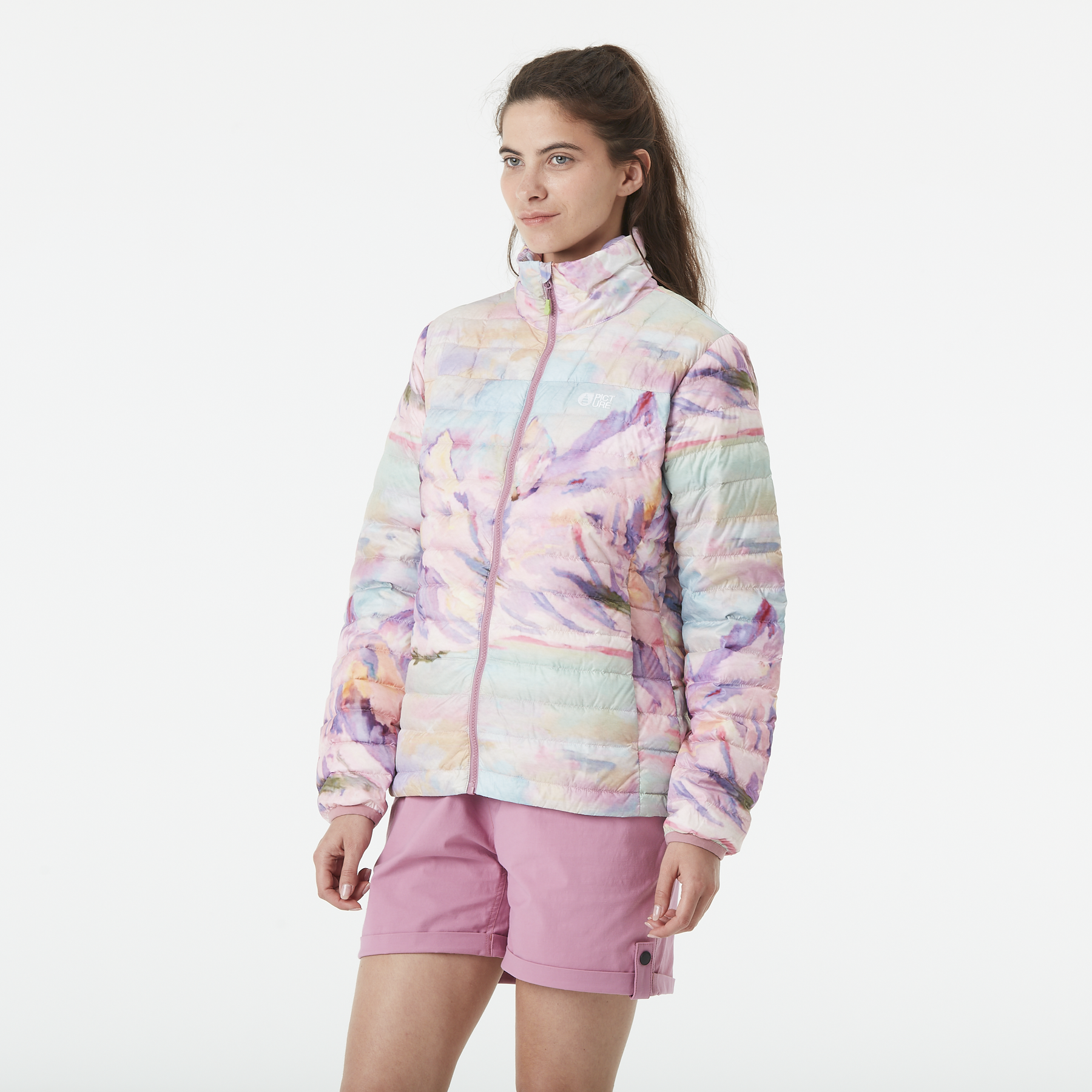 LIGHT PUFF W PRINTED JKT __color:Montanea_Print#1