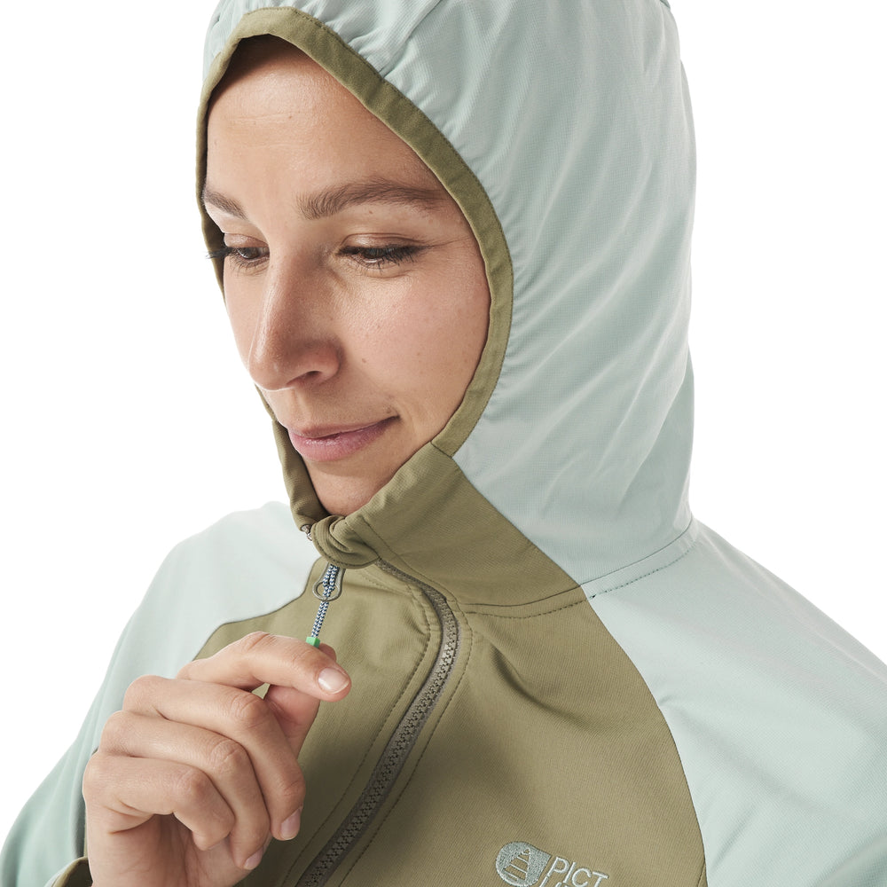 Ergonomische Kapuze mit elastischem Rand