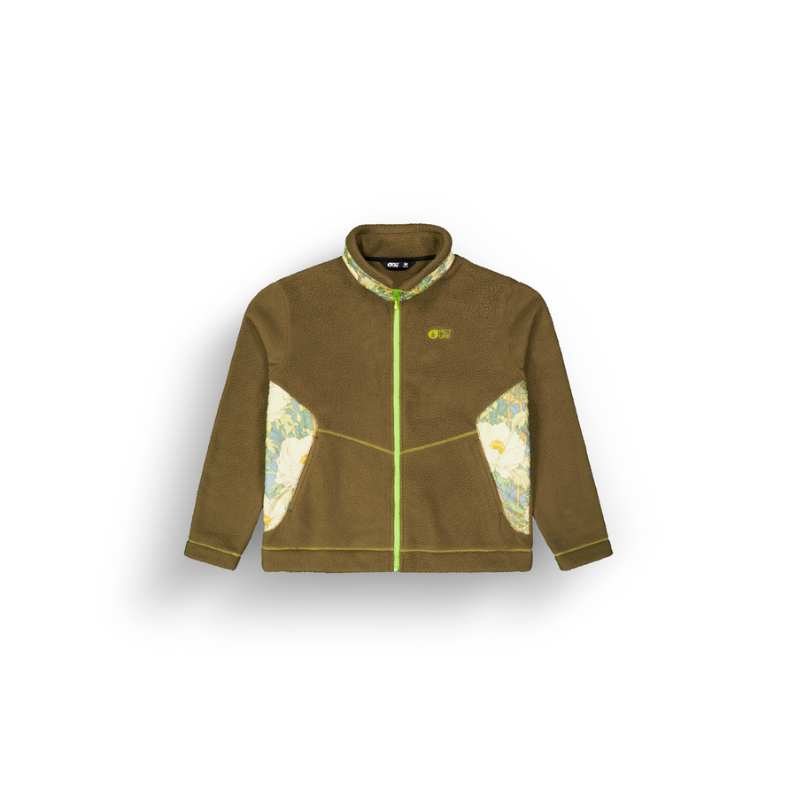 ZELKOVA ZIP FLEECE __color:Tobacco#5