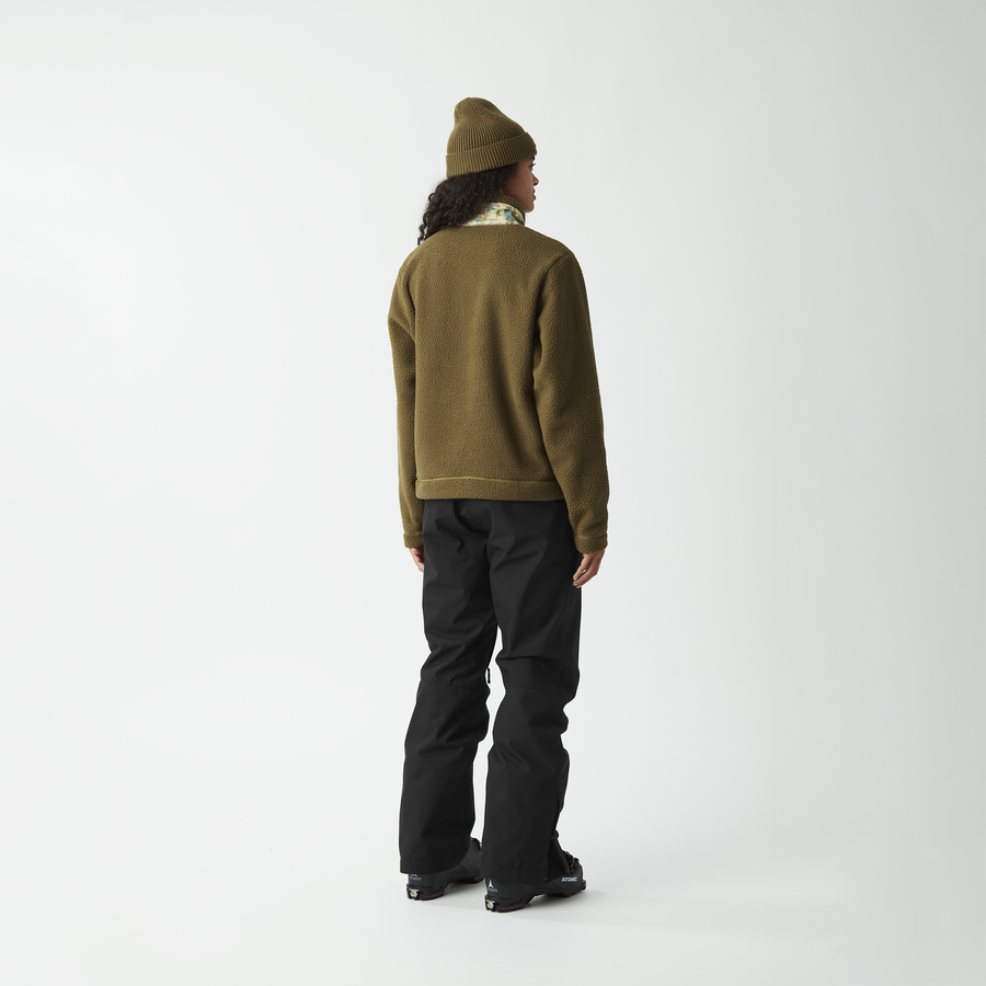 ZELKOVA ZIP FLEECE __color:Tobacco#1