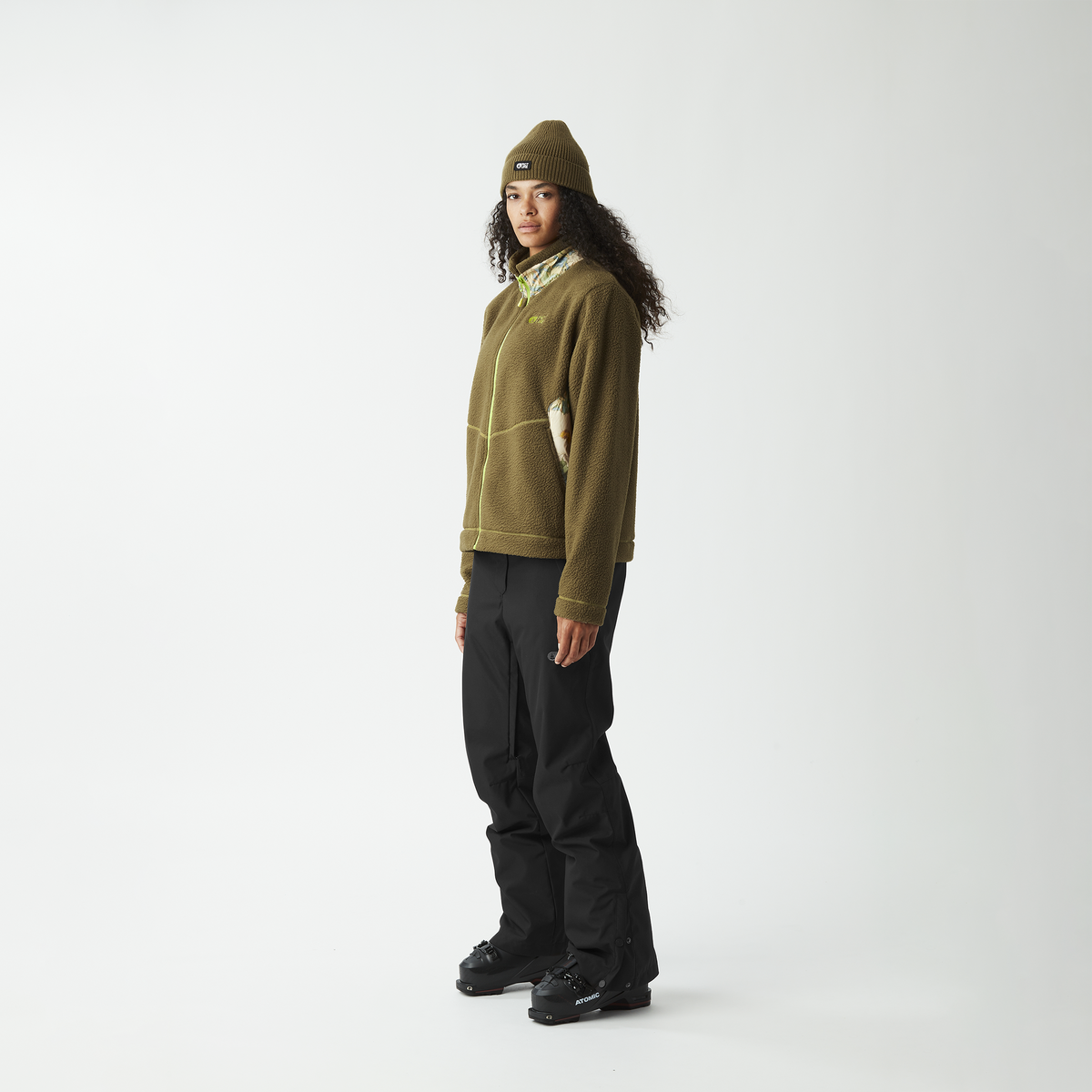 ZELKOVA ZIP FLEECE __color:Tobacco#2