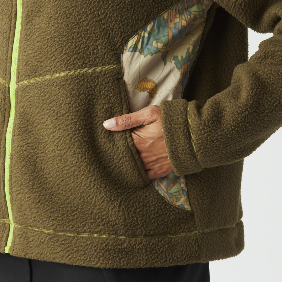 ZELKOVA ZIP FLEECE __color:Tobacco#4