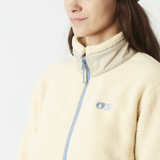 ZELKOVA ZIP FLEECE __color:Wood_Ash#10