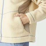ZELKOVA ZIP FLEECE __color:Wood_Ash#11