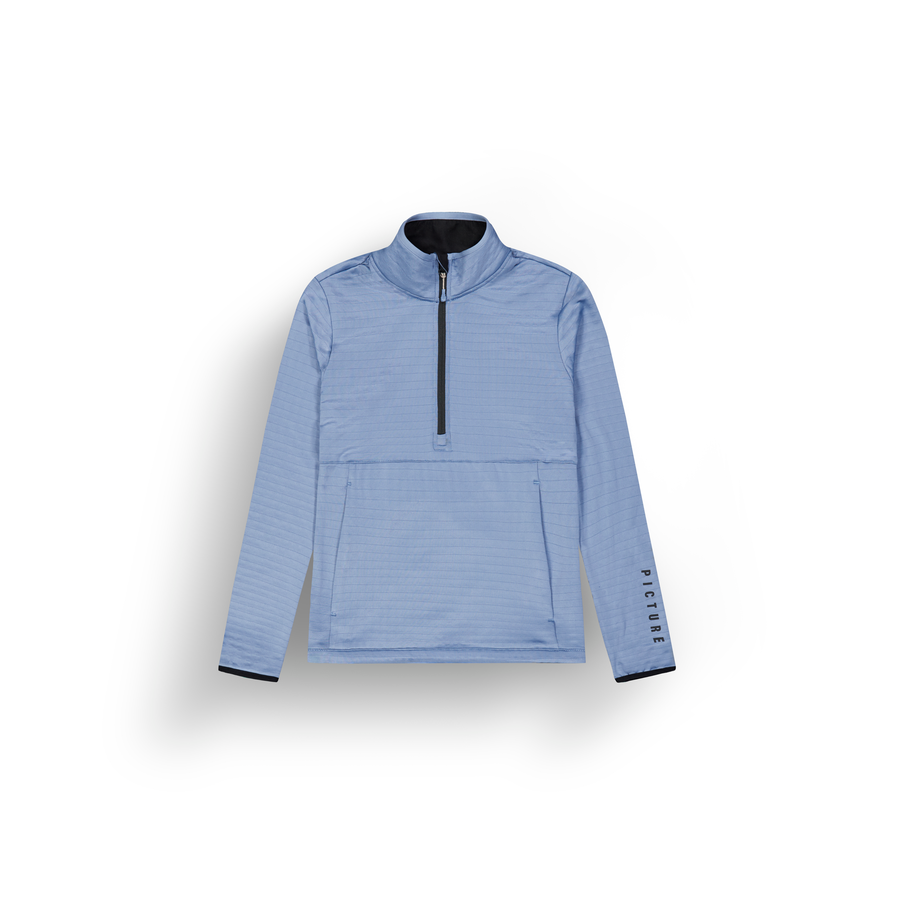 BAKE W 1/4 GRID FLEECE __color:Stonewash#13