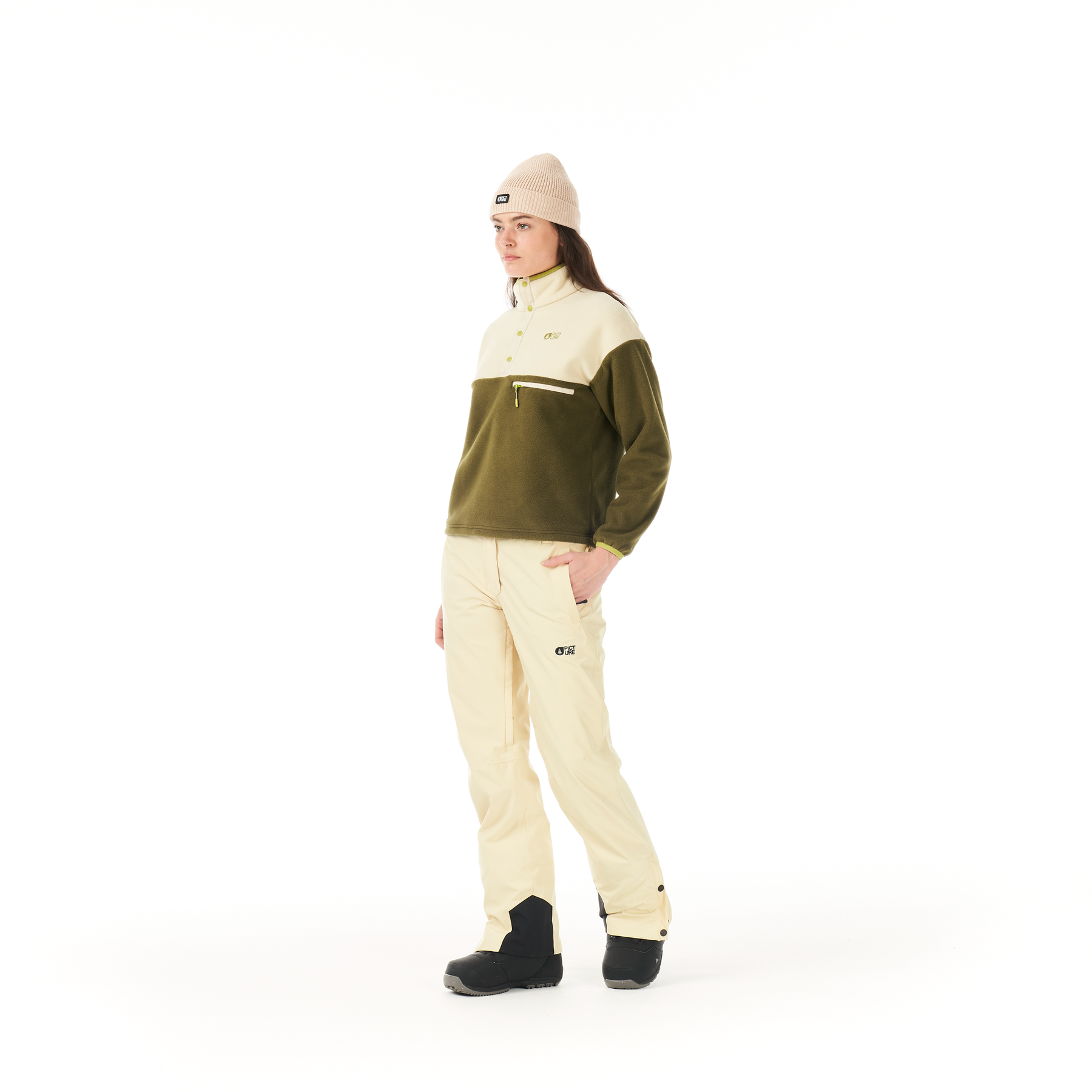 ARCCA W 1/4 FLEECE __color:Tobacco#17