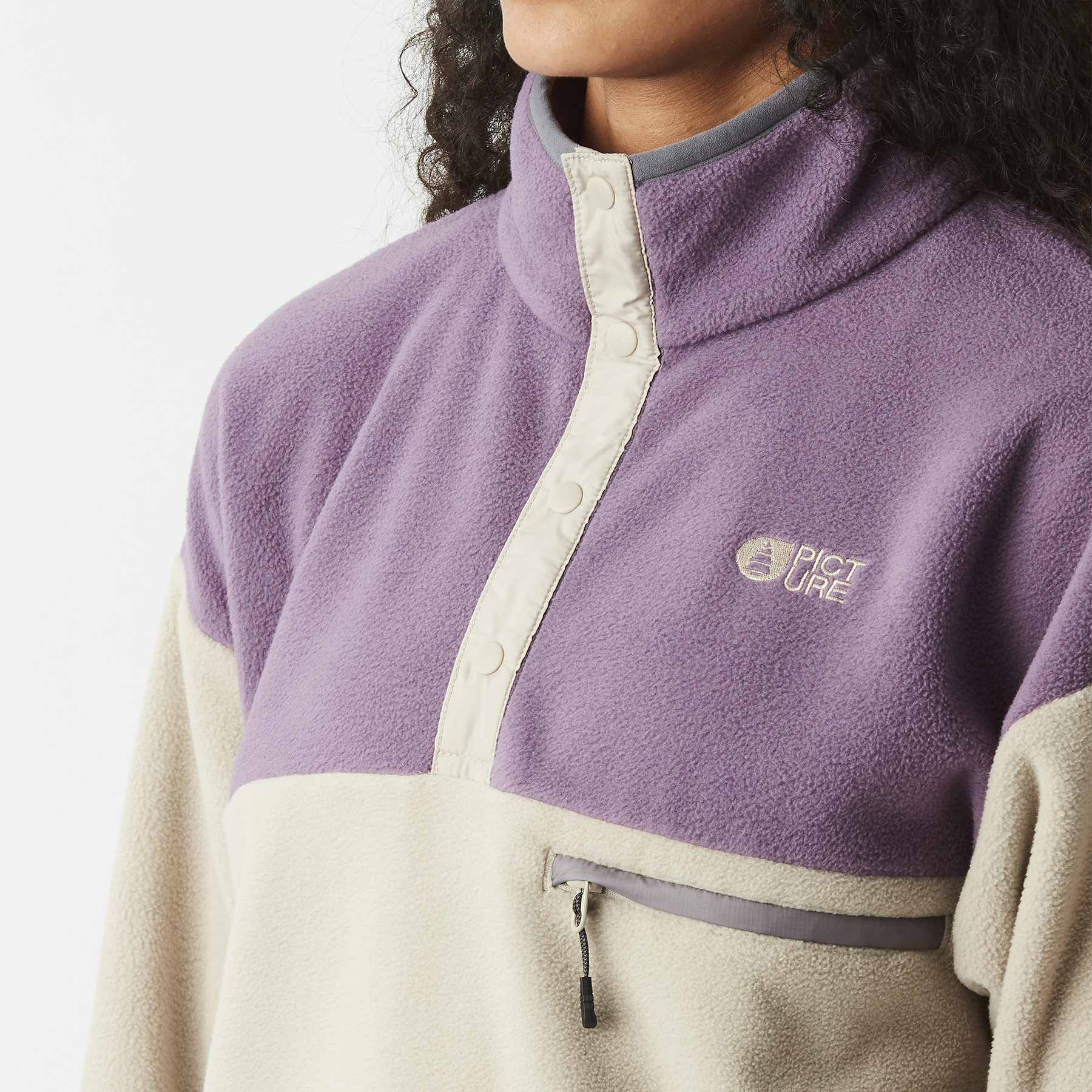 ARCCA W 1/4 FLEECE __color:Pure_Cashmere#11