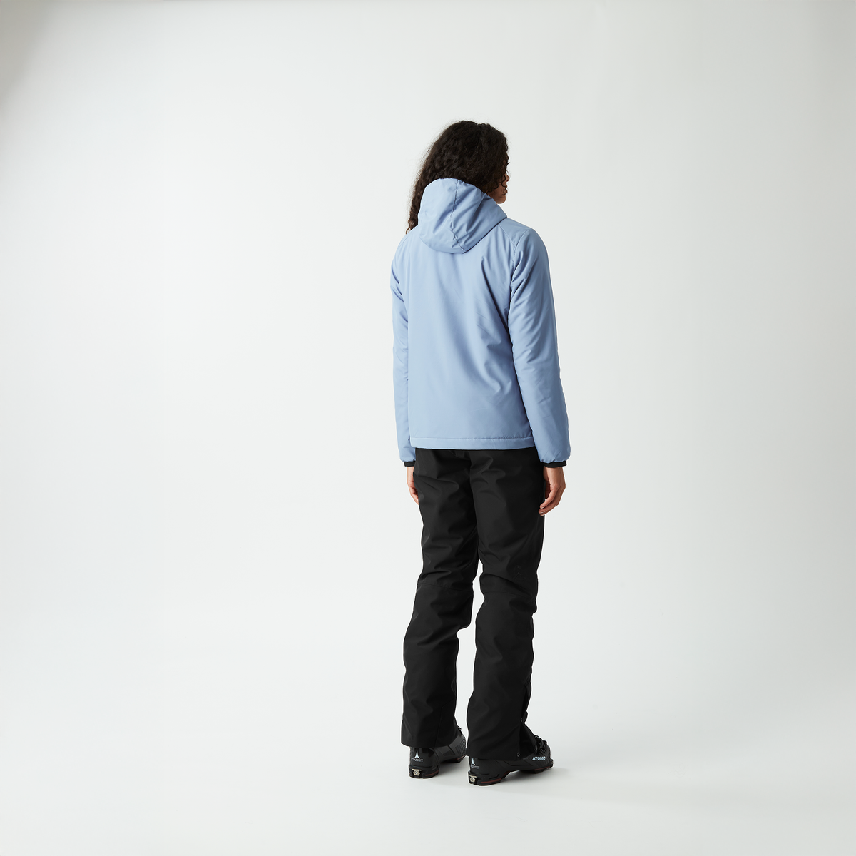 LANIN W HOODED JKT __color:Stonewash#13