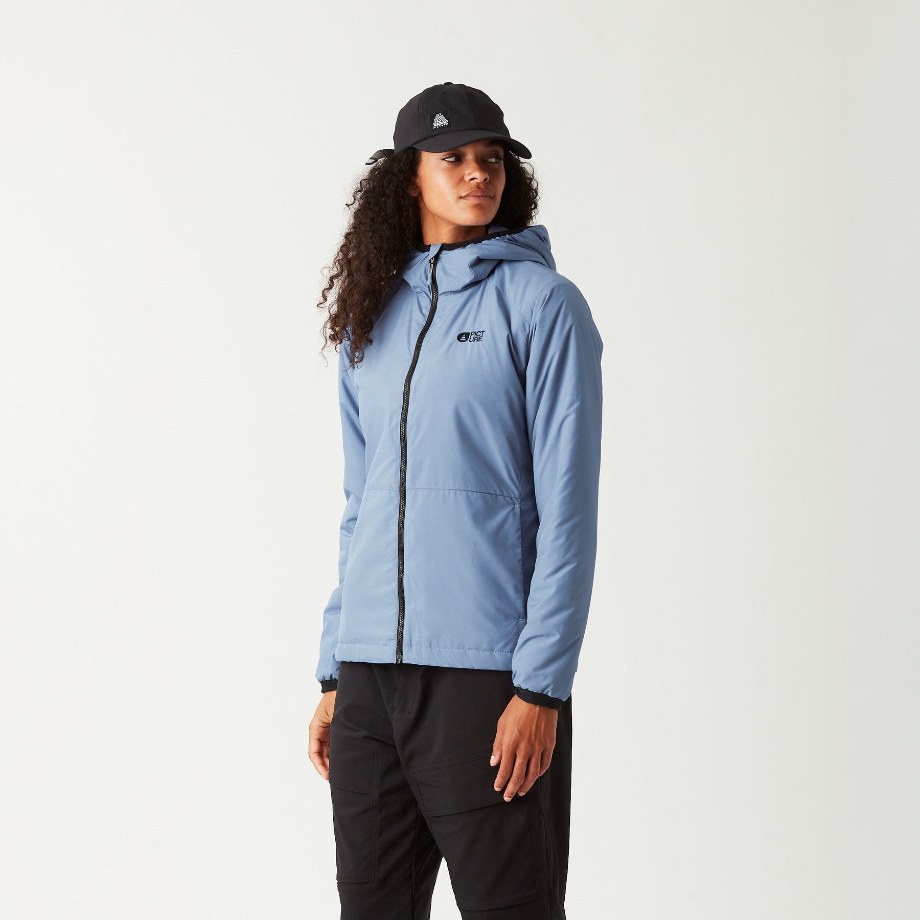 LANIN W HOODED PRIMALOFT® JKT __color:Stonewash#10