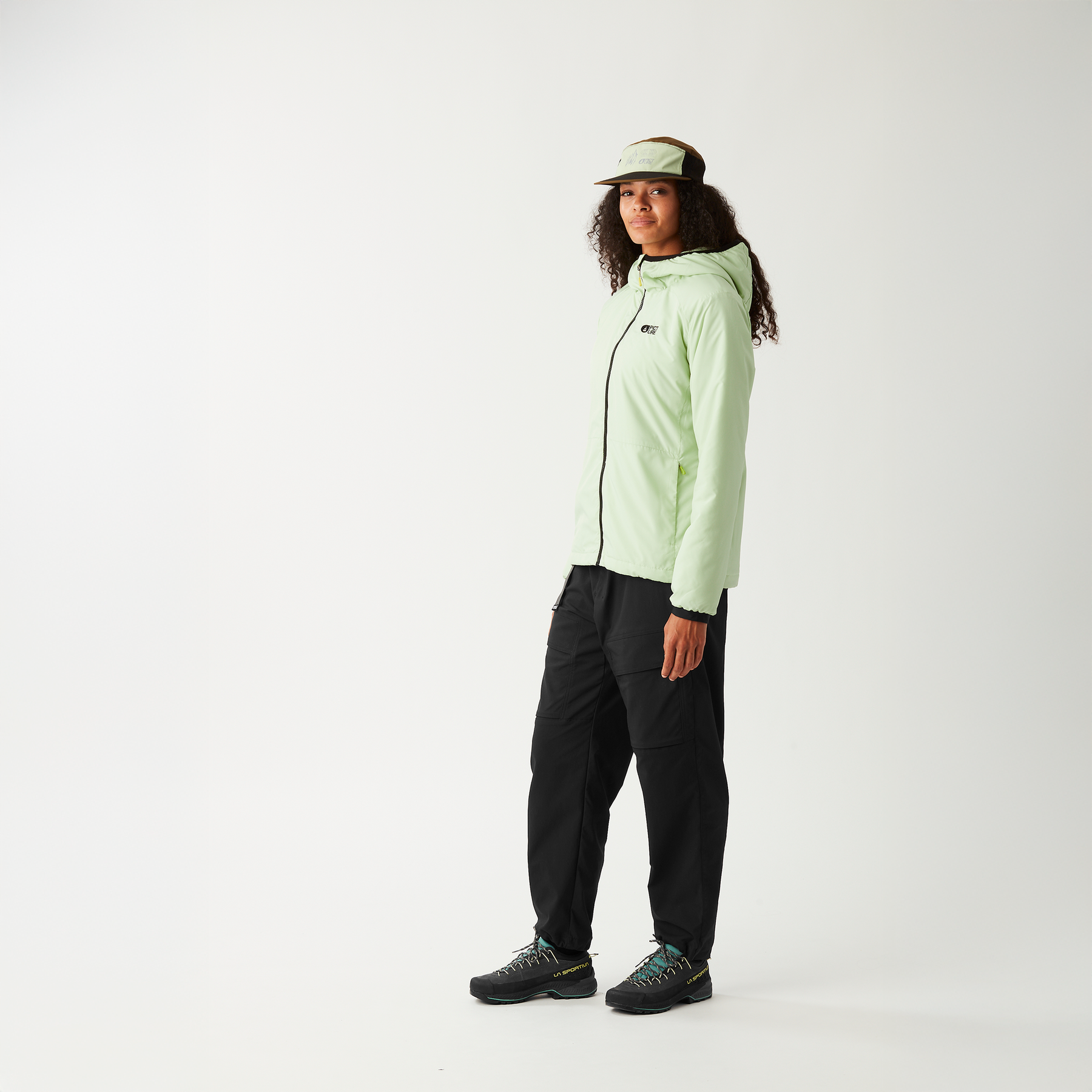 LANIN W HOODED JKT __color:Tender_Green#21