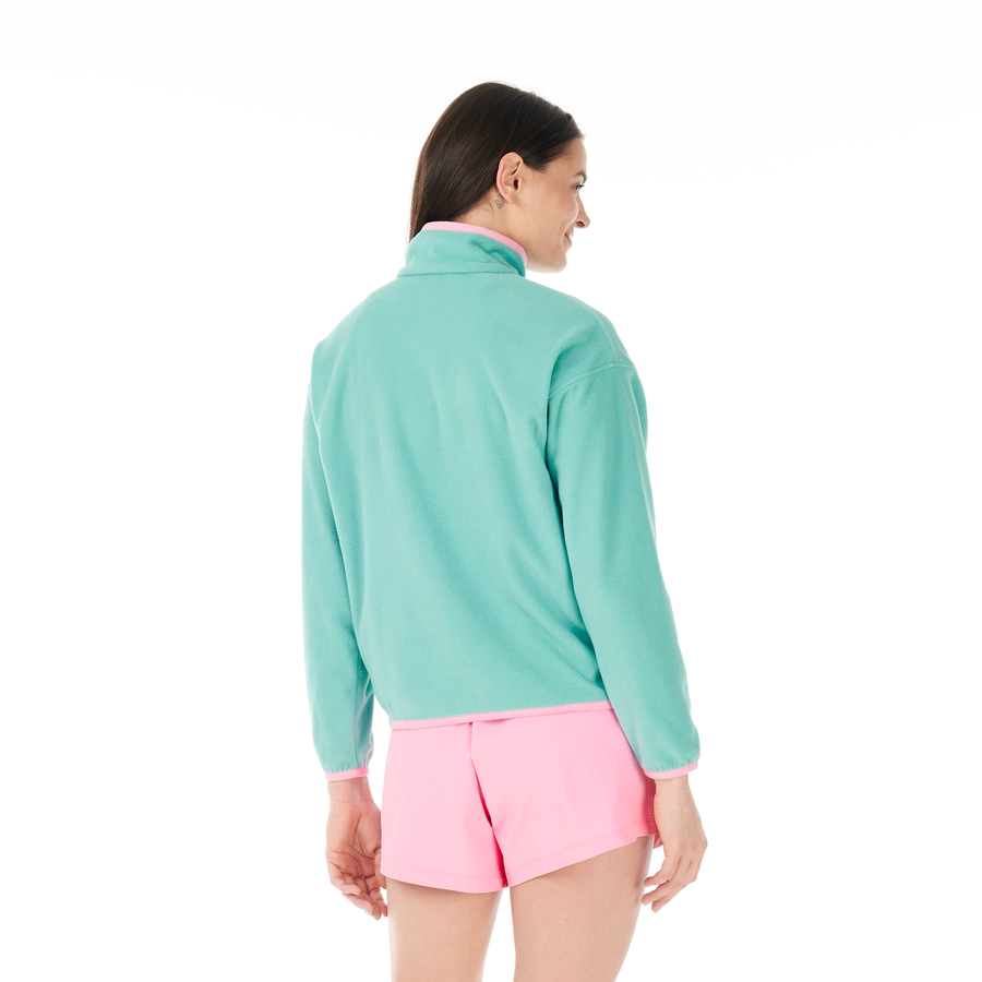 INARIA W 1/4 FLEECE __color:Wasabi#1