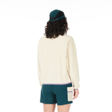 INARIA W 1/4 FLEECE __color:Wood_Ash#7