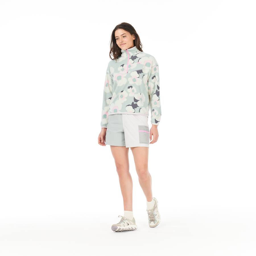INARIA W 1/4 PRD FLEECE __color:Summit_Bouquet_Print#4