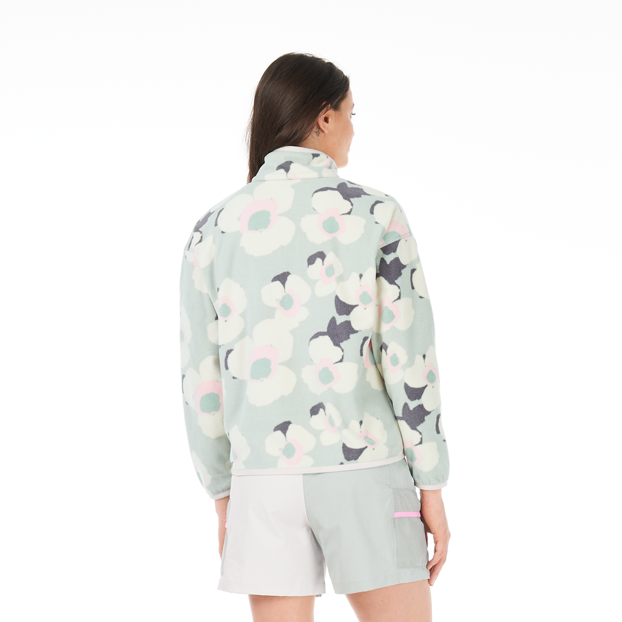 INARIA W 1/4 PRD FLEECE __color:Summit_Bouquet_Print#2