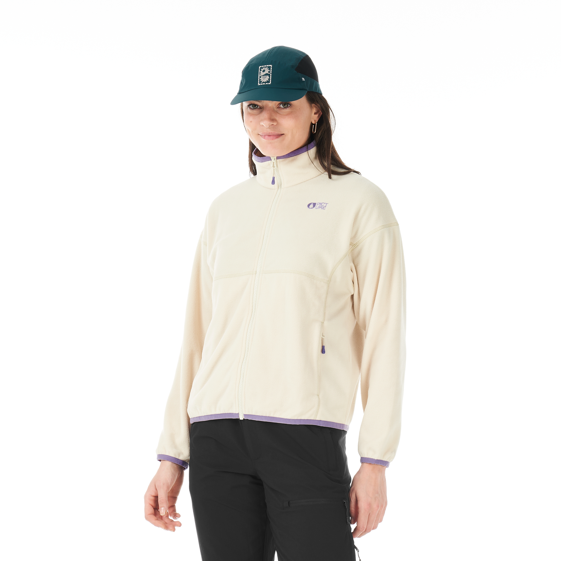 INARIA W FZ FLEECE __color:Wood_Ash#7