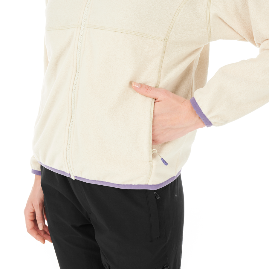 INARIA W FZ FLEECE __color:Wood_Ash#10