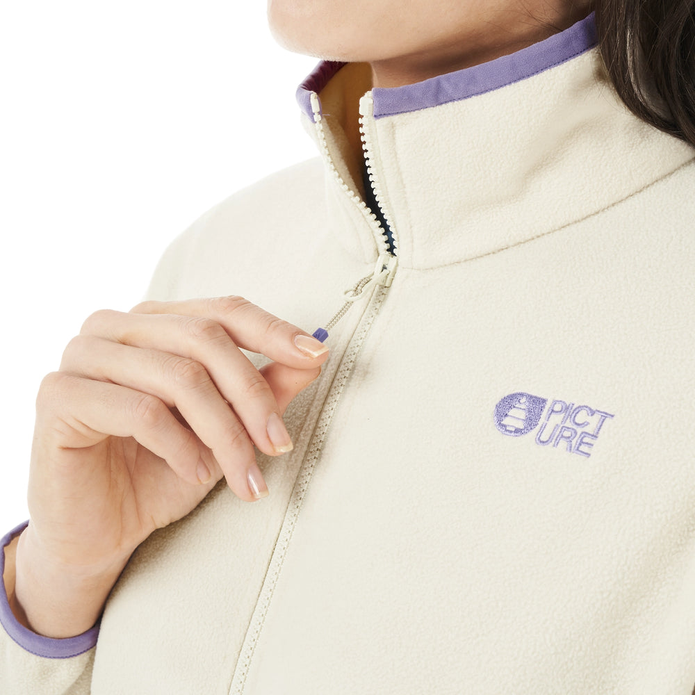 Inverted YKK zip closure with double piping  