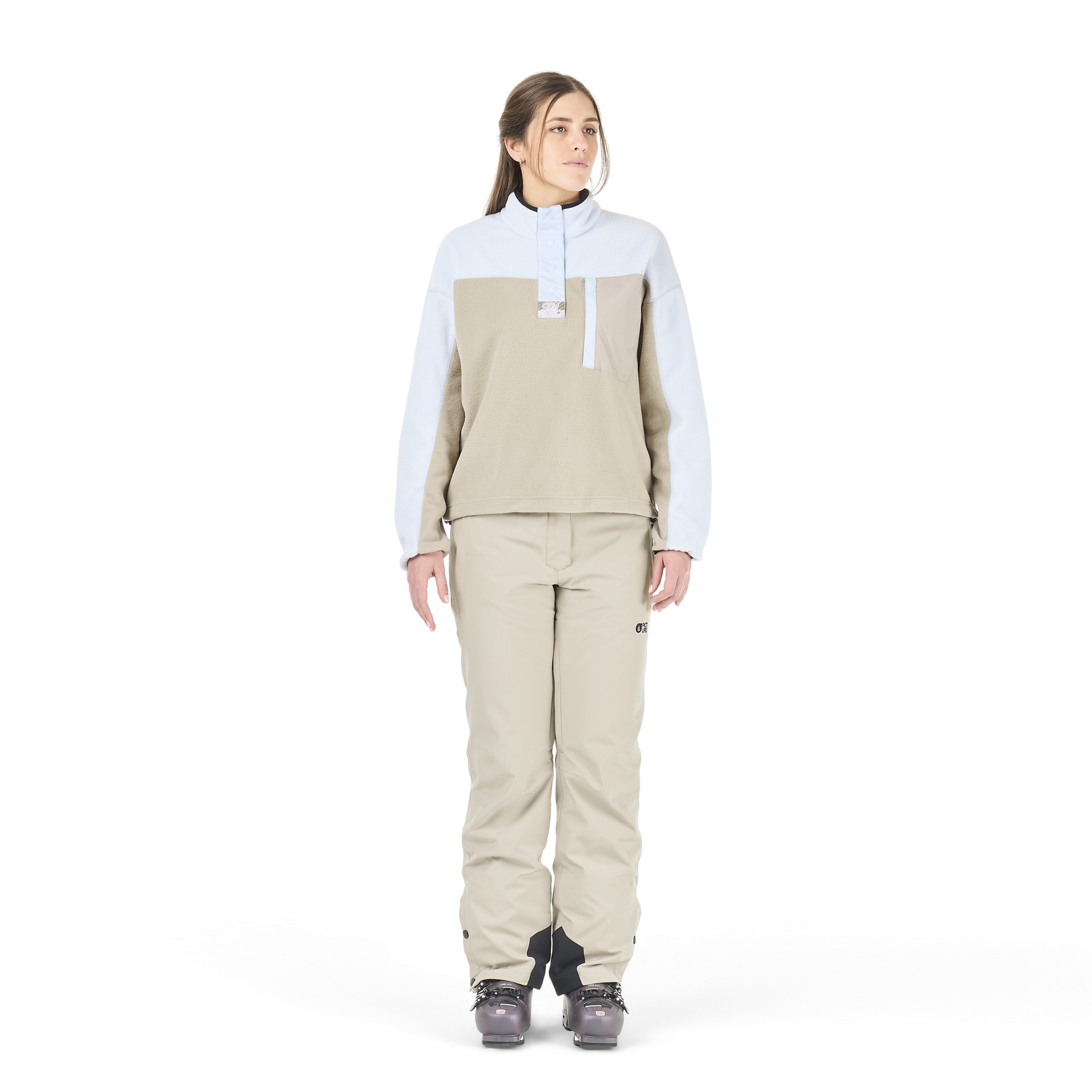 ARCCA W 1/4 FLEECE __color:Pure_Cashmere#15