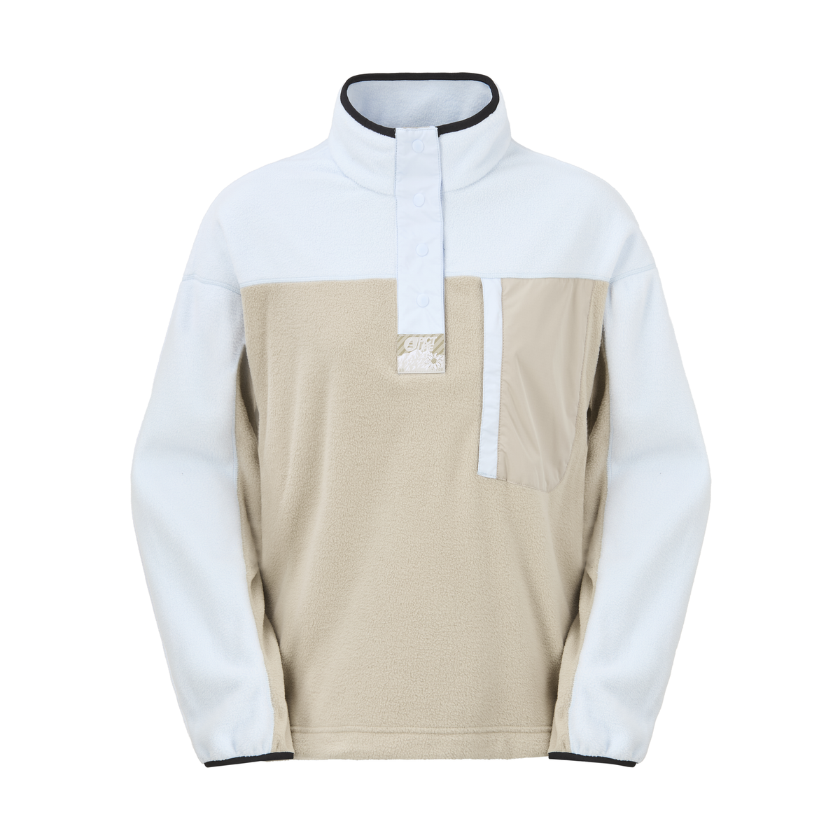 ARCCA W 1/4 FLEECE __color:Pure_Cashmere#19