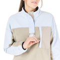 ARCCA W 1/4 FLEECE __color:Pure_Cashmere#18