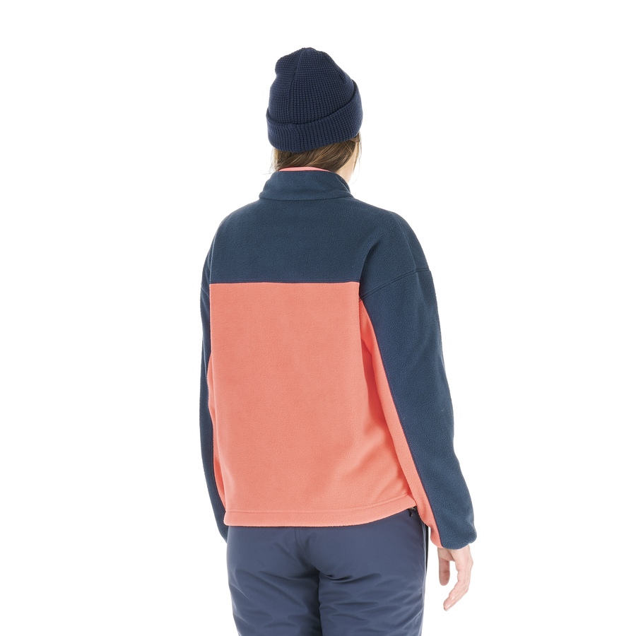 ARCCA W 1/4 FLEECE __color:Living_Coral#9