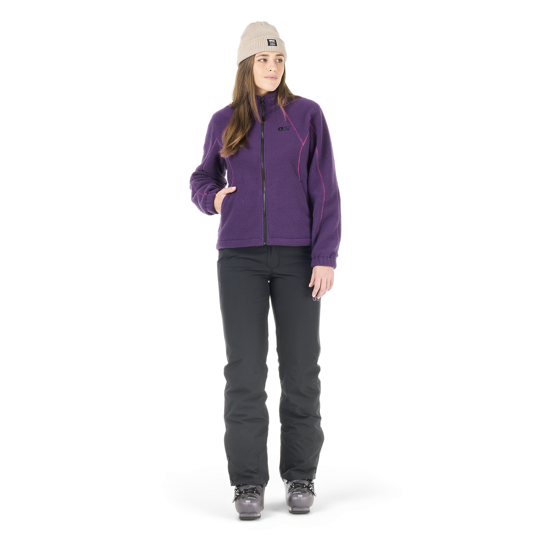 ZELKOVA ZIP FLEECE __color:Grape_Royal#1