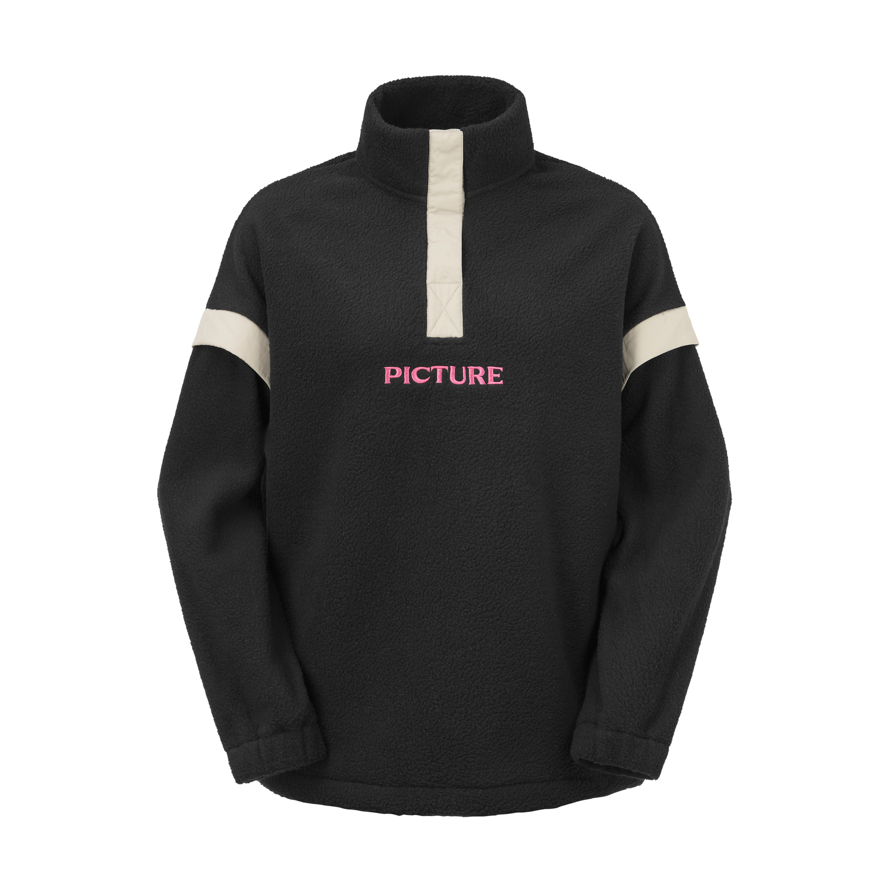 VELORA 1/4 FLEECE __color:Black#6