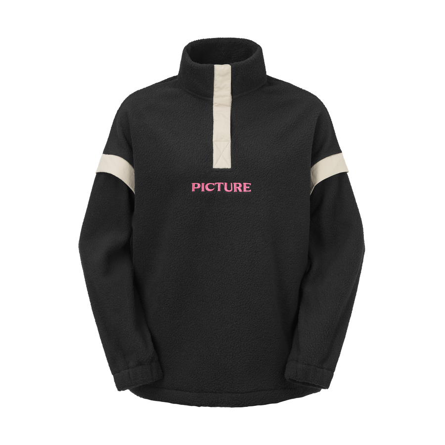 VELORA 1/4 FLEECE __color:Black#6